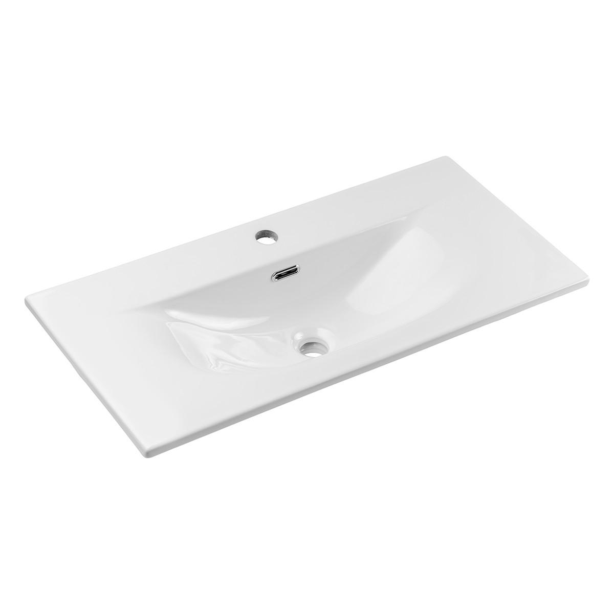 WASCHTISCH 80cm Riva Kaschmir - Beige, Holzwerkstoff (80/57/40cm) - Petits-meubles