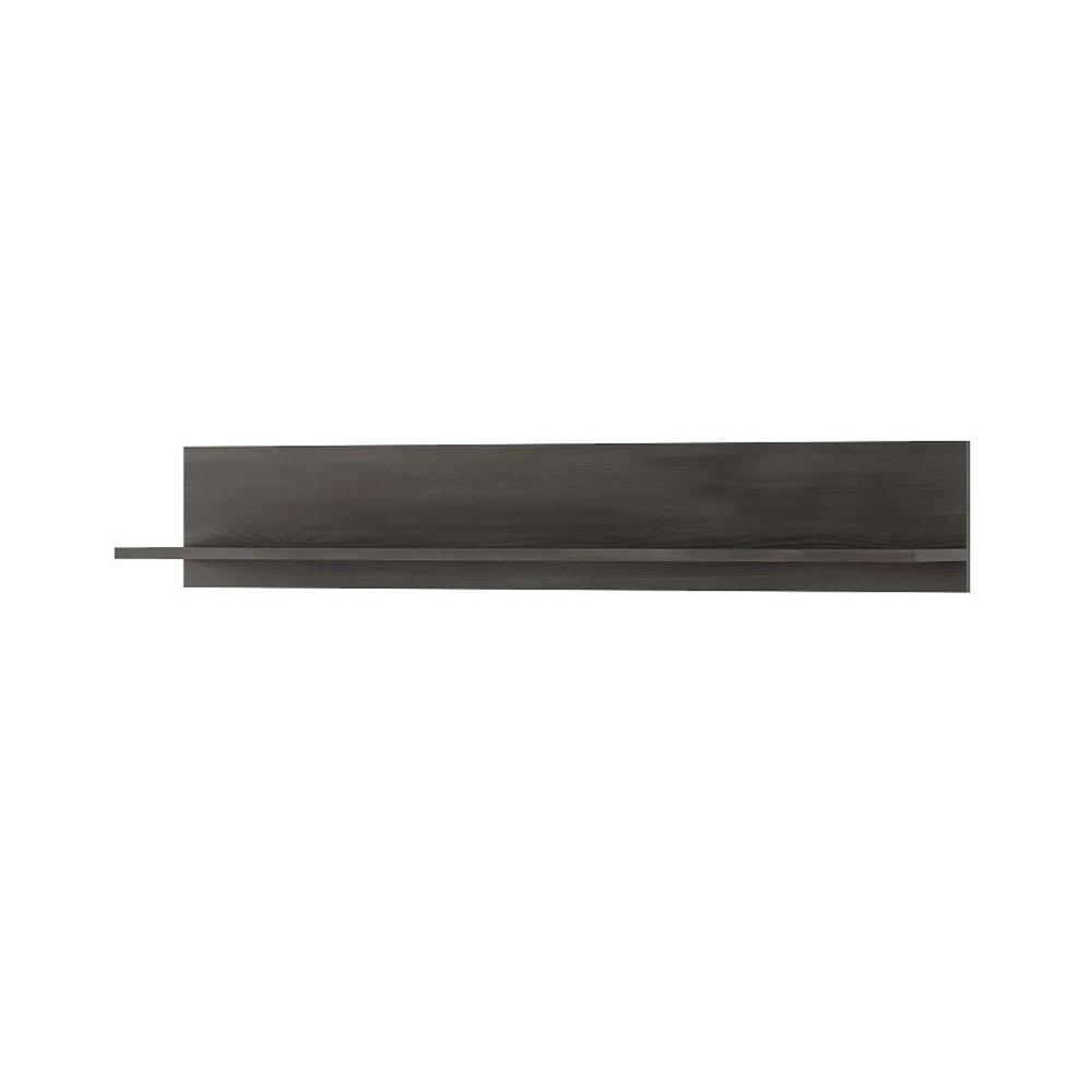 Feldmann-Wohnen Wandregal Schwarz 116x20x23 cm