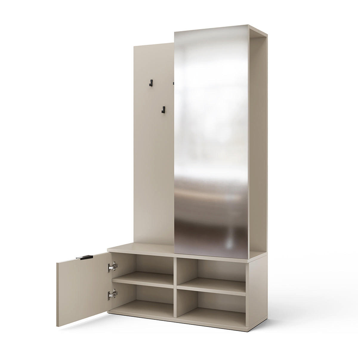 VITRINE Ondine Kaschmir - Kaschmir, Holzwerkstoff (100/180/35cm) - Petits-meubles