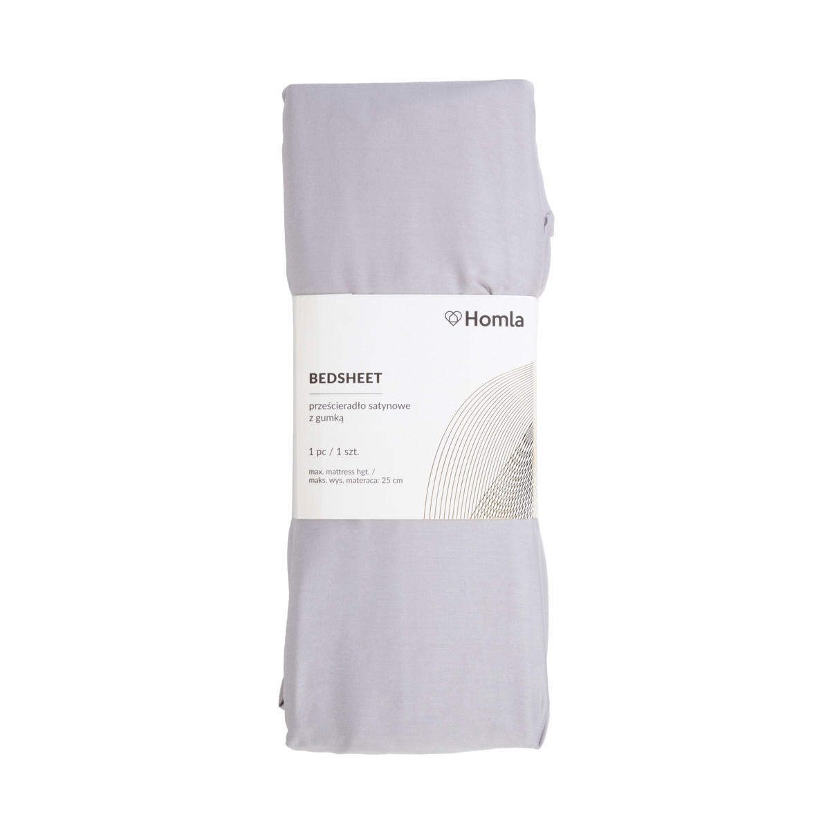 BETTLAKEN Danielle grau Satin 160/200 cm - Grau, Textil (160/200cm) - Homla
