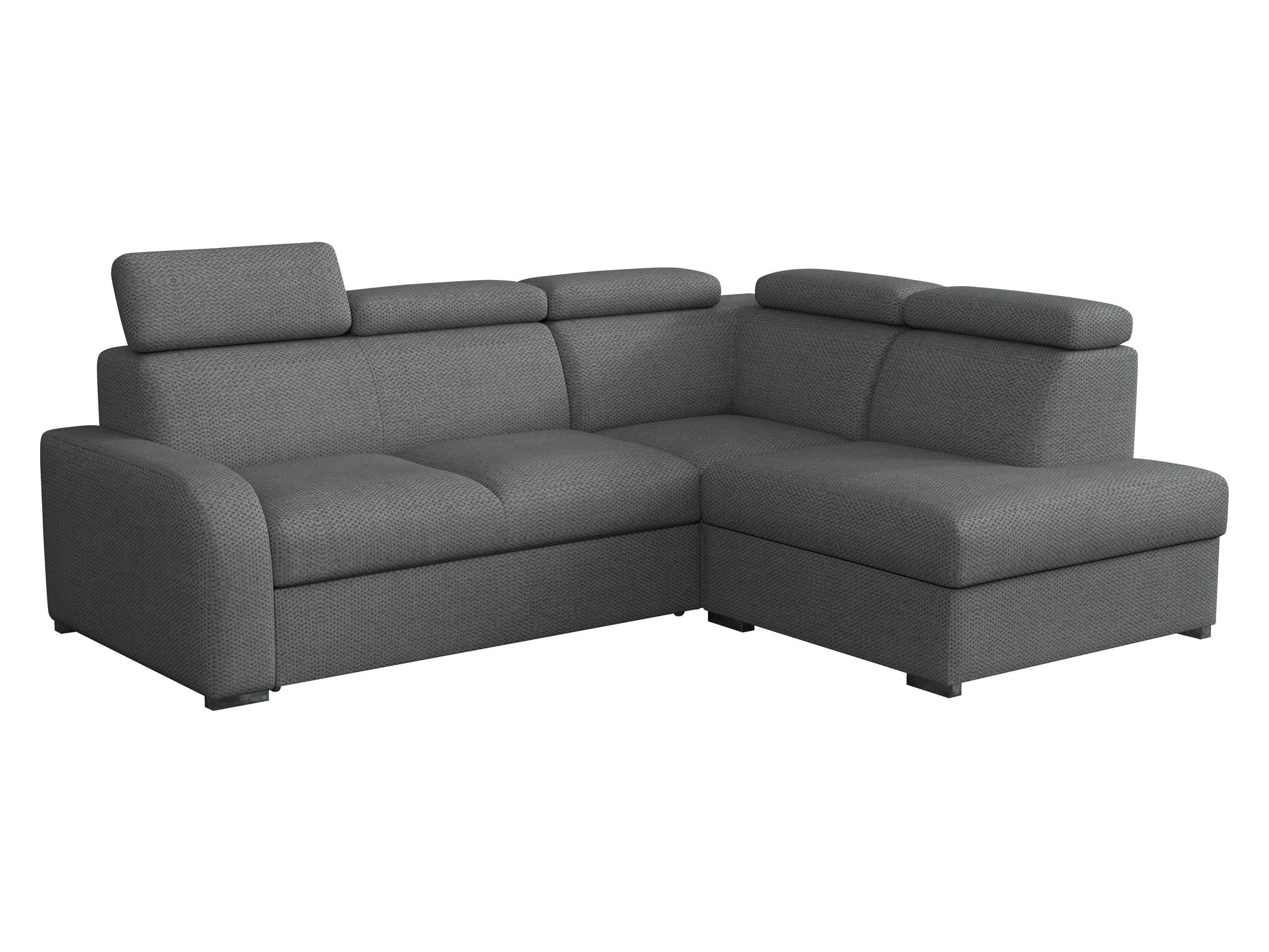 ECKSOFA Oslo 2rRLXp, Seite: Rechts 2R+R+LXP - Silberfarben/Grau, Holz/Textil (250/200cm) - MIRJAN24