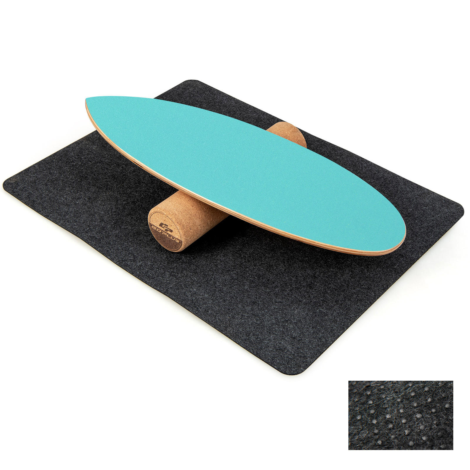 BALANCIERBRETT Blau - Blau, Holz (28/82cm) - COSTWAY