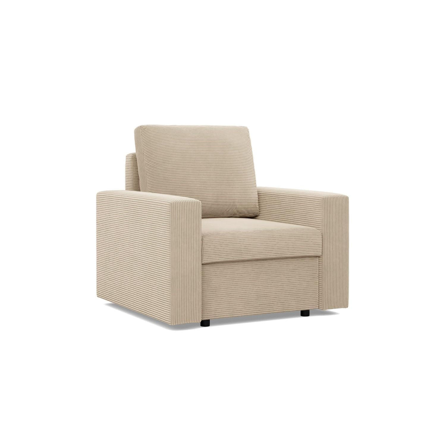 Mebligo Loungesessel Beige 83x85x92 cm