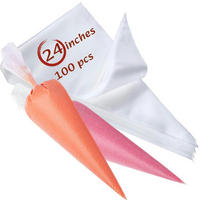 SPRITZBEUTEL 24 Zoll 100 Stück Set - Multicolor, Kunststoff (28.5/1/59.5cm)