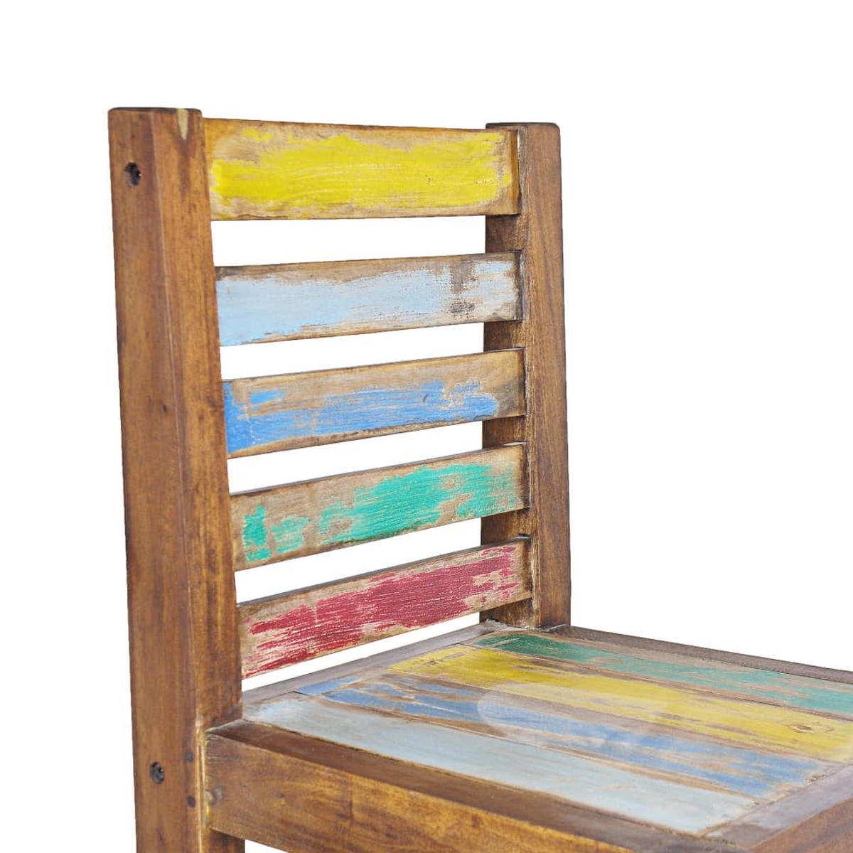 STUHL-SET 6Stk. 45*85*45 - Multicolor, Holz (45/85/45cm) - ZMH