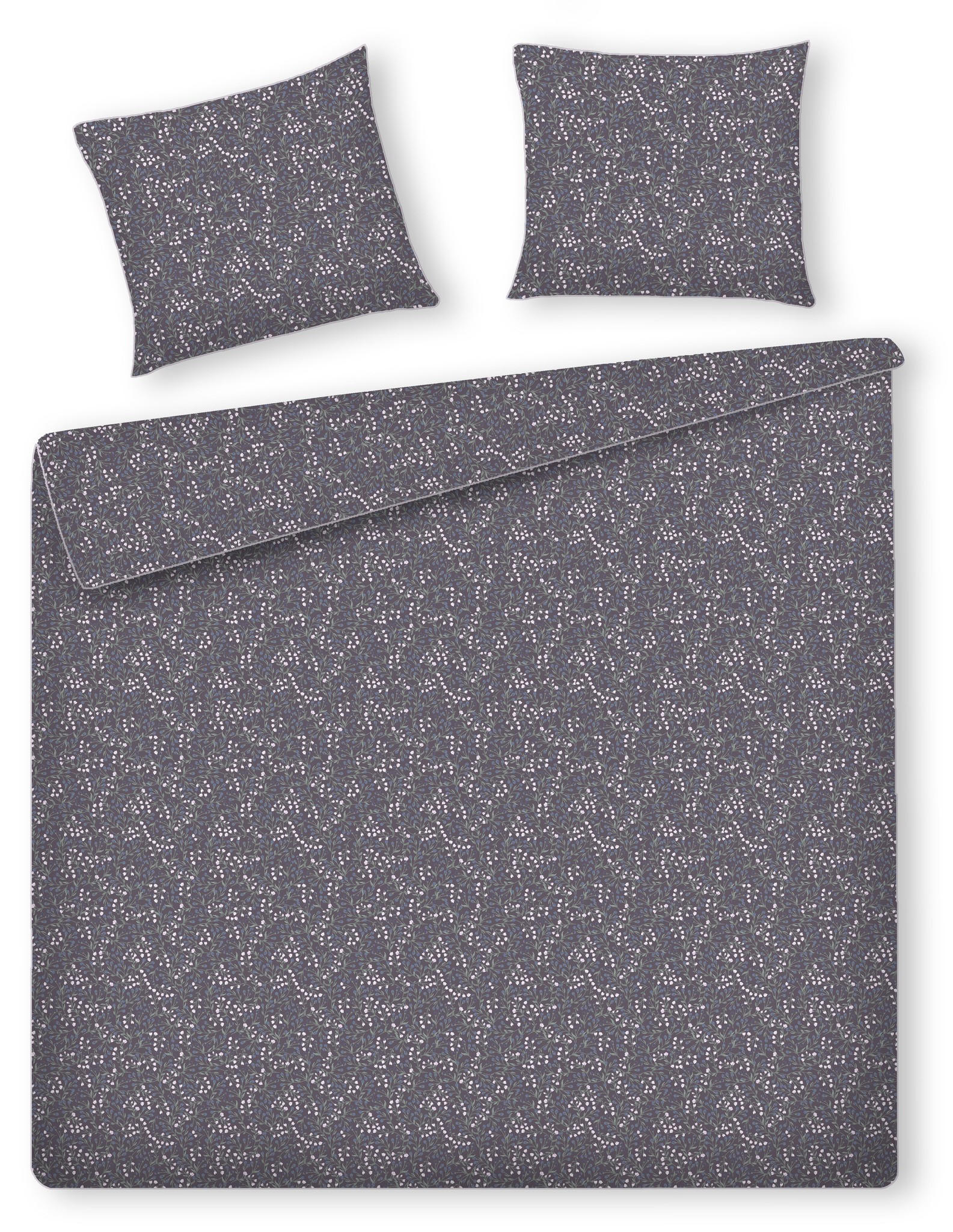 BETTWÄSCHE Crisenta - Violett, Textil (200/220cm) - home&you