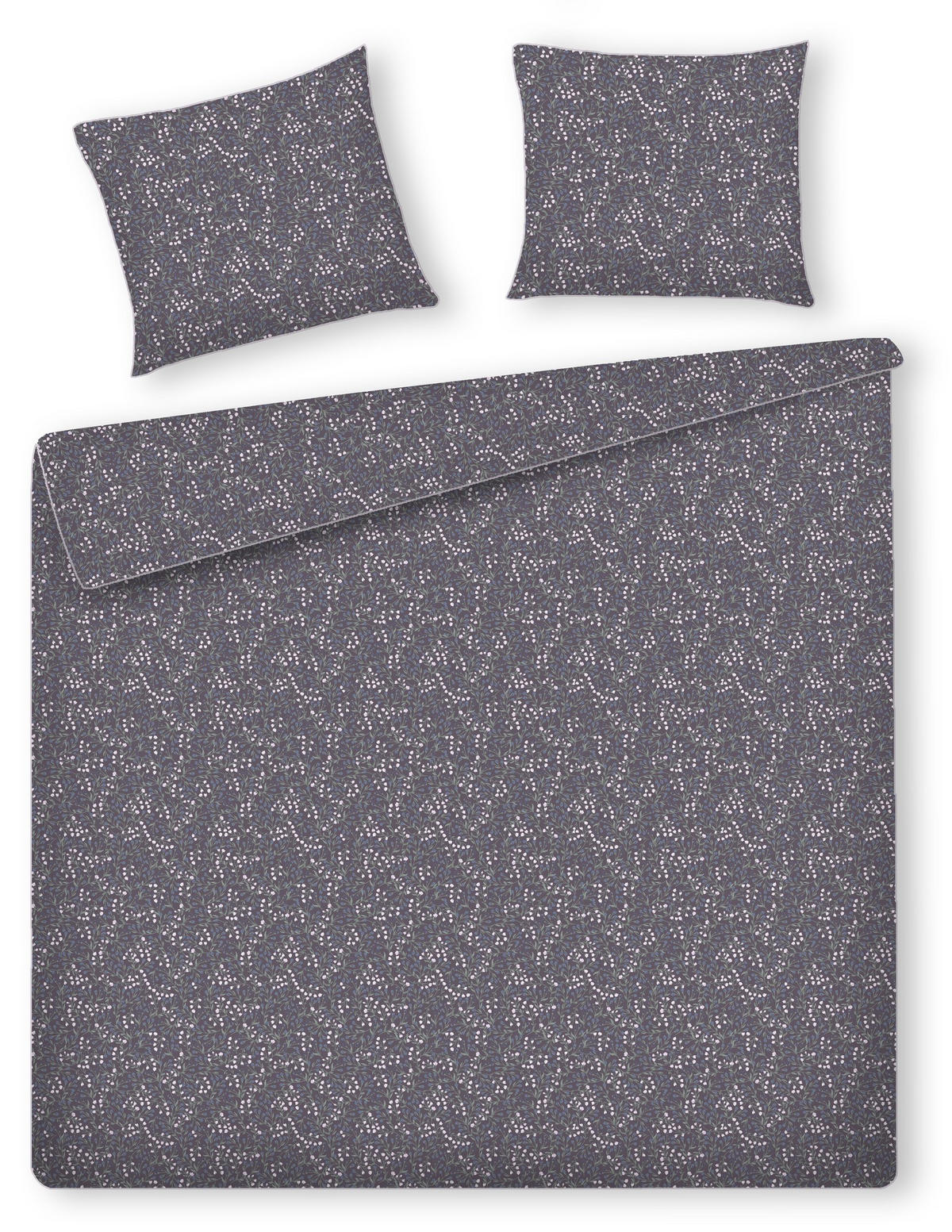BETTWÄSCHE Crisenta - Violett, Textil (200/220cm) - home&you