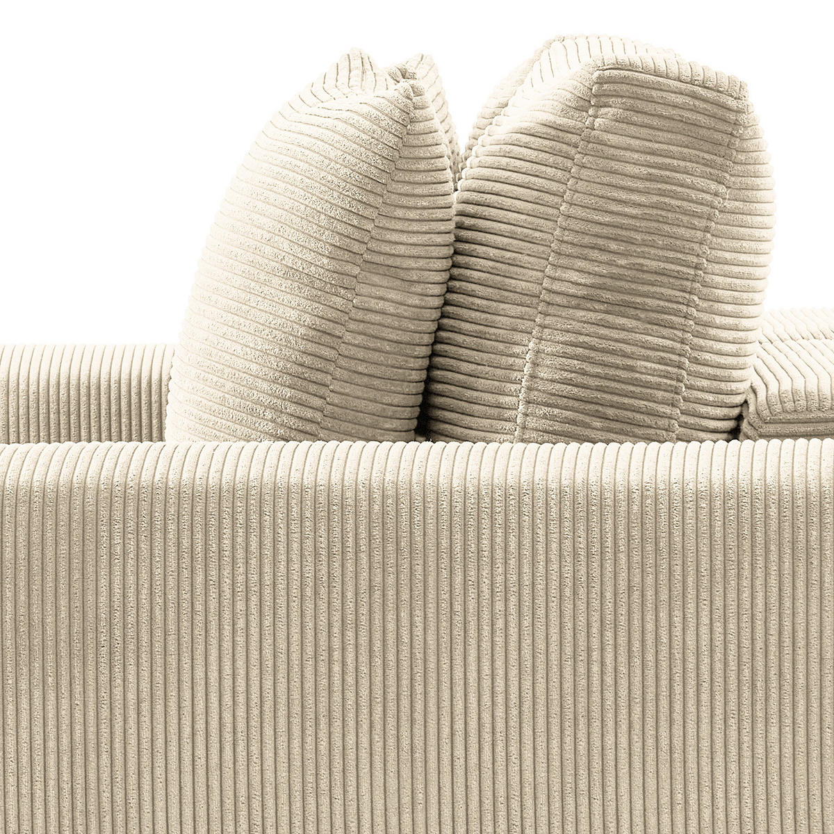 3-SITZER SOFA - Beige, Textil (243/92/103cm) - home24