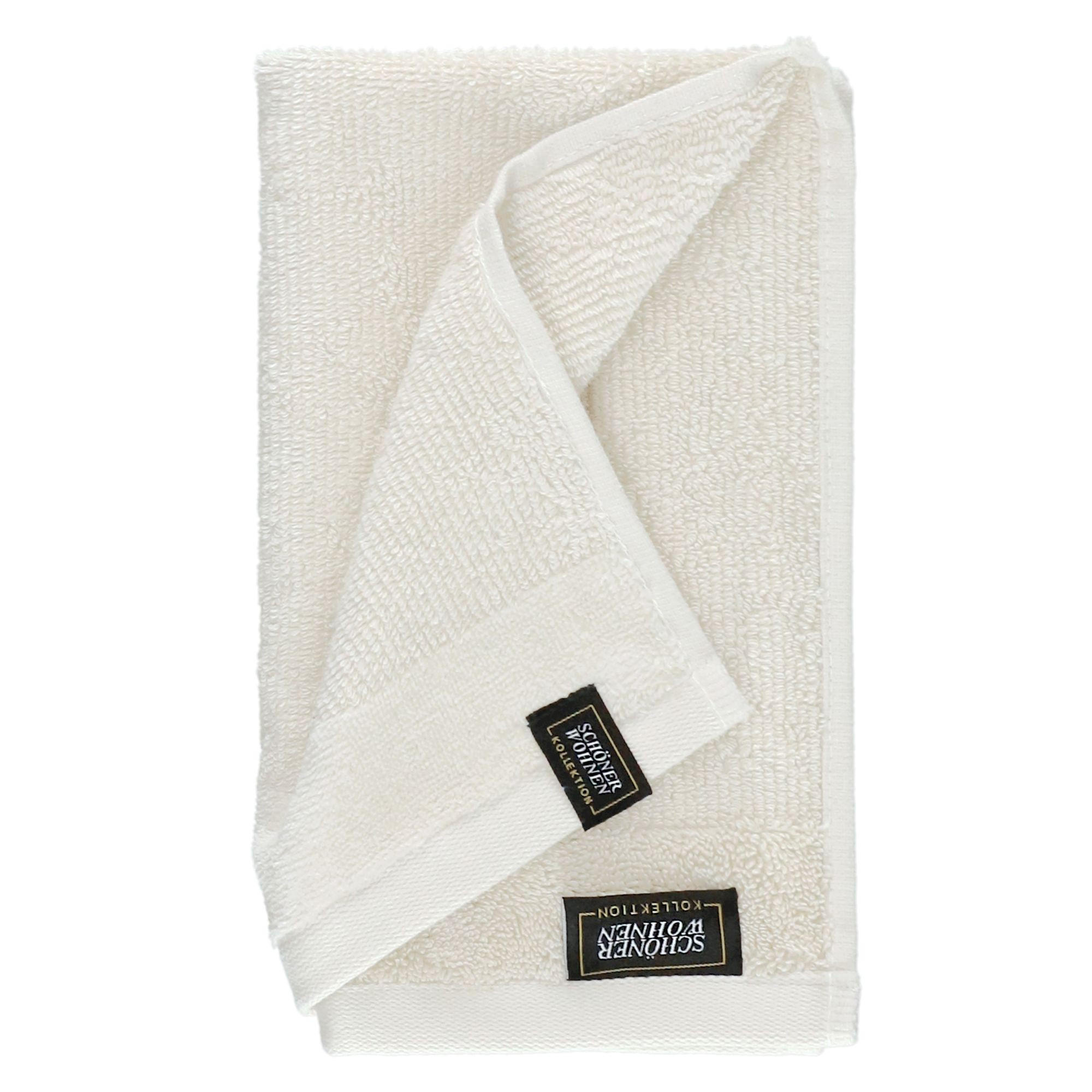 GÄSTEHANDTUCH SENSE-6 - Weiß, Textil (30/50cm) - Schöner Wohnen