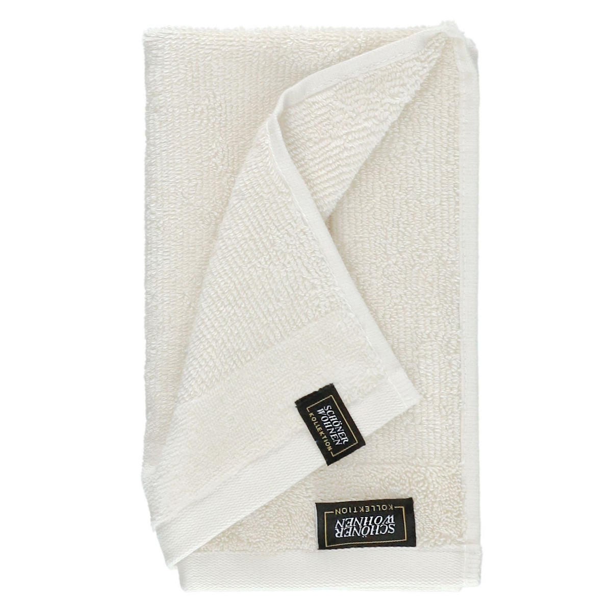GÄSTEHANDTUCH SENSE-6 - Weiß, Textil (30/50cm) - Schöner Wohnen