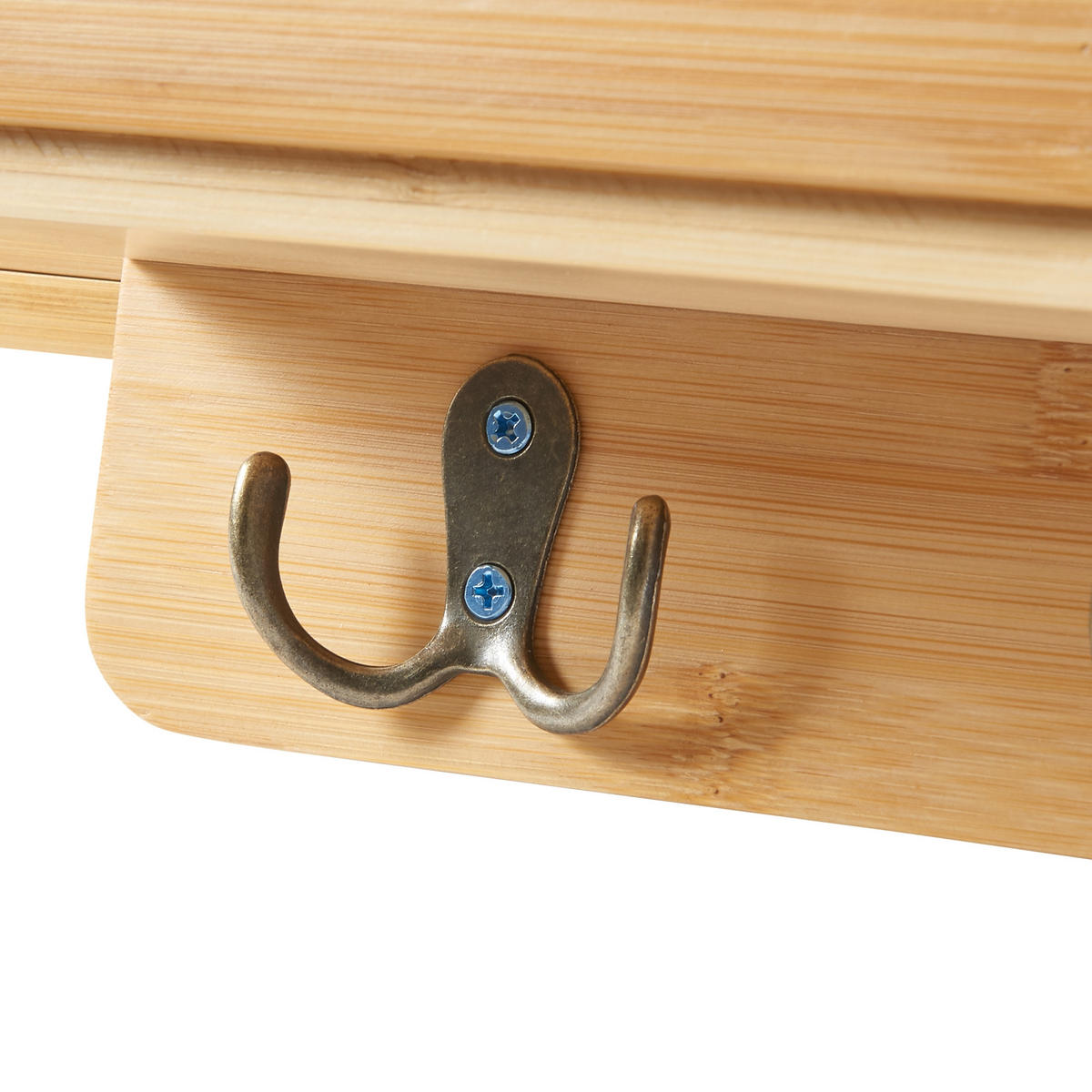 WANDREGAL Giske - Naturfarben, Holz/Metall (33/22/8cm) - [en.casa]