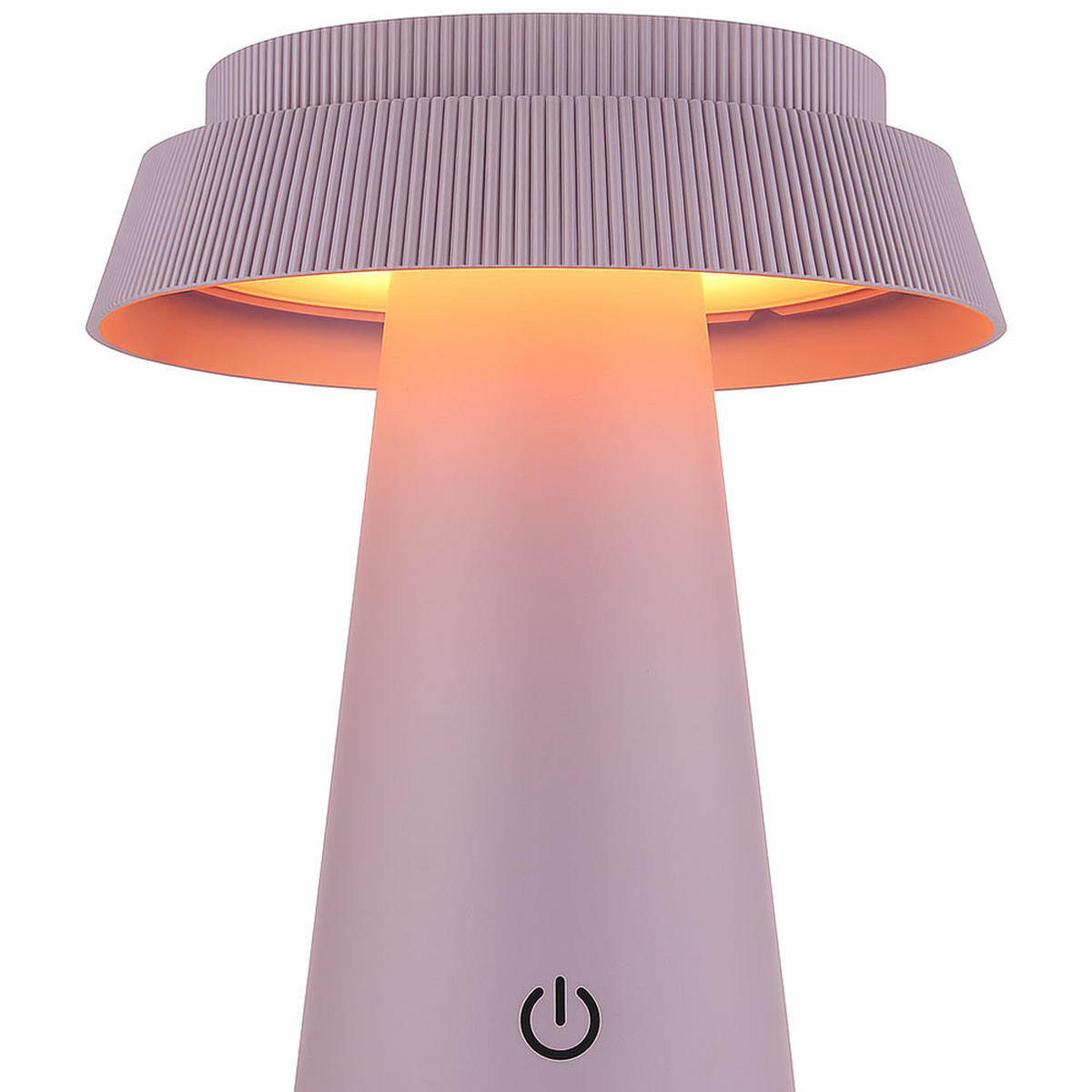 LED AUSSENLEUCHTE Rosa mit Touchdimmer - Rosa, Kunststoff (14/14/23cm) - Globo Lighting