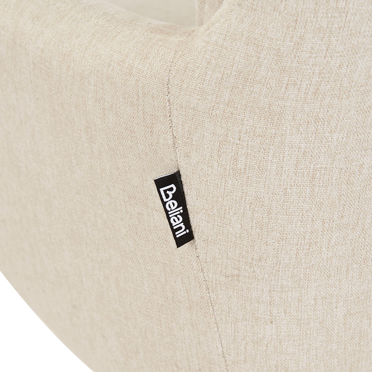 ESSZIMMERSTUHL 2er-Set Beige Sardoal - Beige/Schwarz, Textil (56/86/65cm) - Beliani