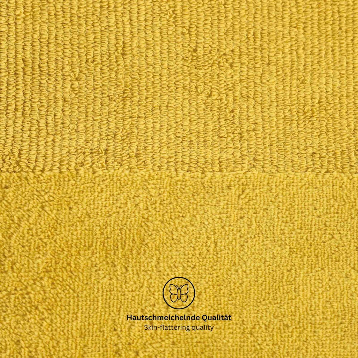 HANDTUCH SENSE-4 - Gelb, Textil (50/100cm) - Schöner Wohnen