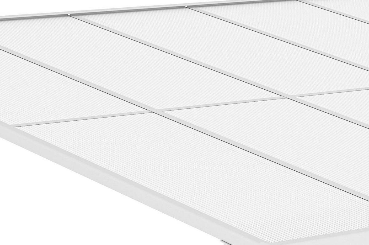 PERGOLA / CARPORT Kleo Weiß 3m x 3m - Weiß, Metall (313/270/300cm) - Cazeboo