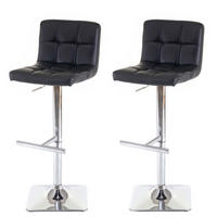 BARHOCKER Schwarz 2er-Set - Schwarz, Textil (40/110/43cm) - MCW