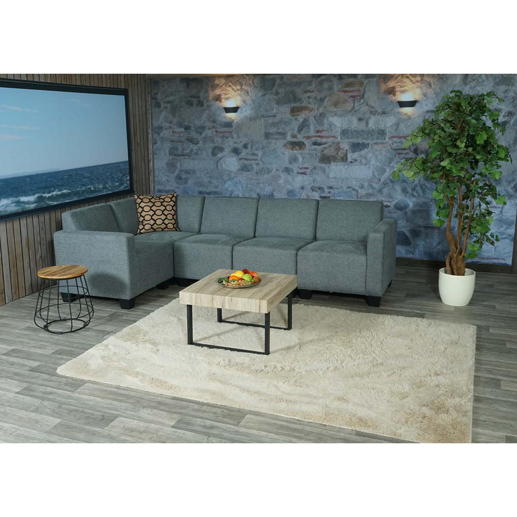 Thumbnail - MCW Sofa-System, Grau, Textil, 195x195 cm, Wohnzimmer, Sofas & Couches, Wohnlandschaften, Ecksofas