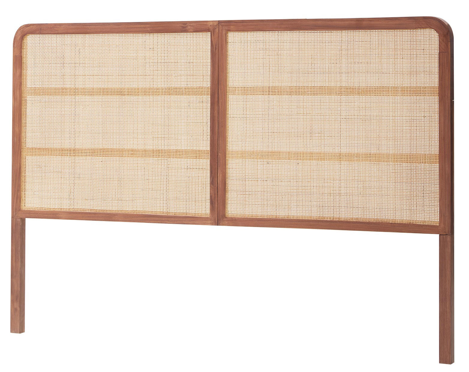 BETTKOPFTEIL Rechteckig Braun 163.5 x 3.5 x 108.5 (cm) - Braun, Holz (163.5/108.5/3.5cm) - Nordlys