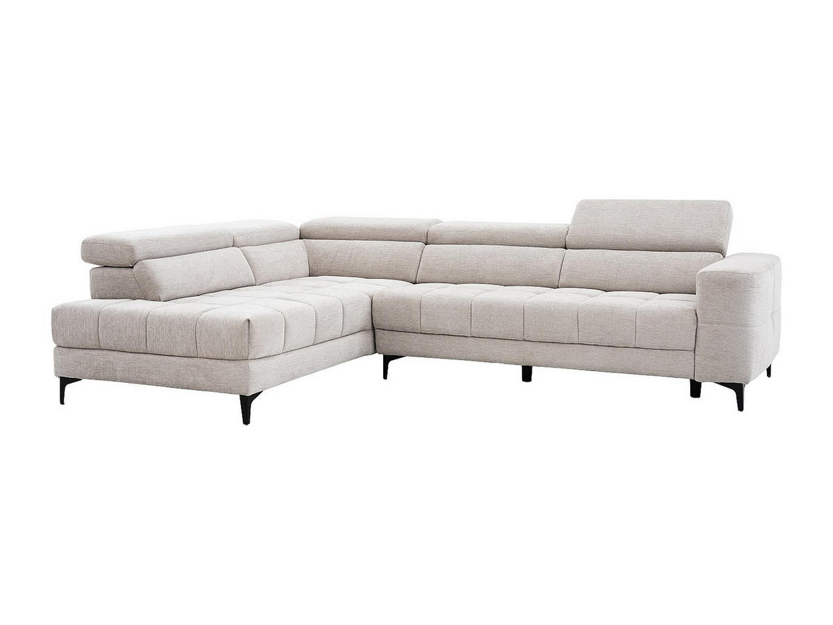 RELAXSOFA - 5 Personen - stoff - beige Moniso - Beige, Textil (298/75/211.5cm) - Vente-Unique