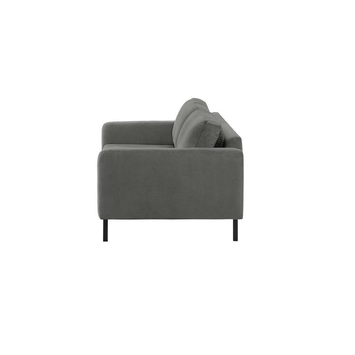DREISITZER-SOFA Lioni-Kronos 15 - Graubraun, Holz/Textil (200/84/94cm)