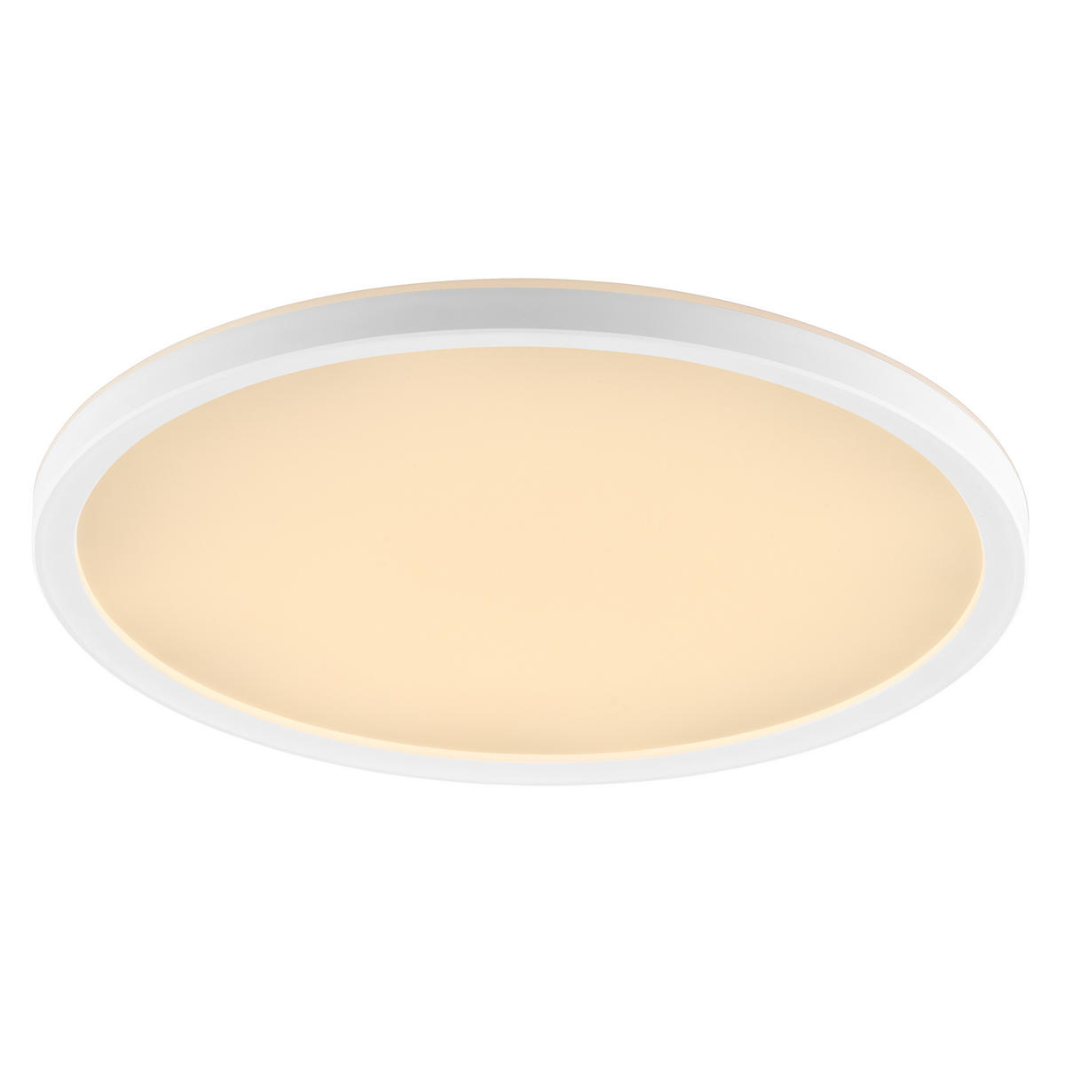 LED DECKENLEUCHTE Samora Weiß 29,3/29,3/2,6 cm - Weiß, Kunststoff (29.3/29.3/2.6cm) - Brilliant