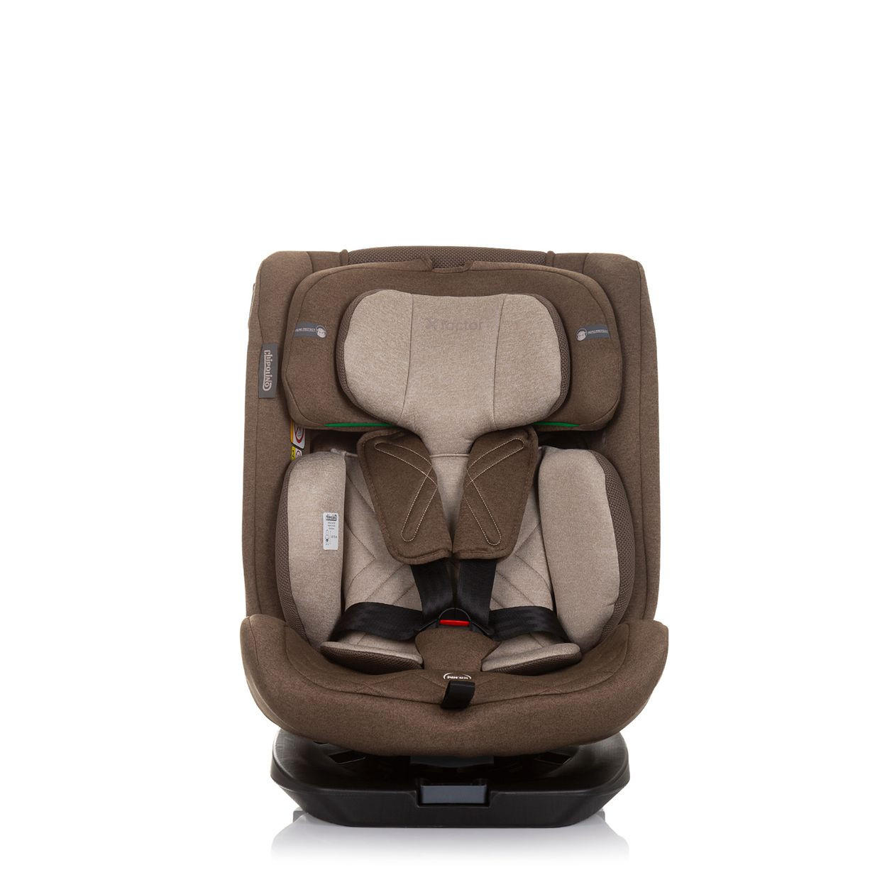 KINDERSITZ X-Factor i-Size braun (40 - 150 cm) Isofix verstellbar drehbar - Braun, Kunststoff (44/78/43cm) - Chipolino