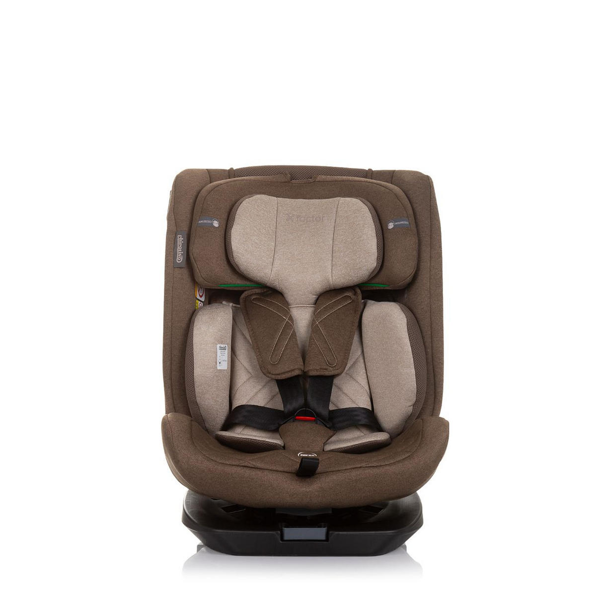 KINDERSITZ X-Factor i-Size braun (40 - 150 cm) Isofix verstellbar drehbar - Braun, Kunststoff (44/78/43cm) - Chipolino