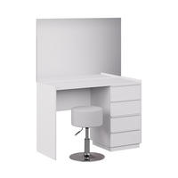 TOALETNÍ STOLEK Viktoria Bílá - bílá, kompozitní dřevo (110/77.2/45cm) - Vicco