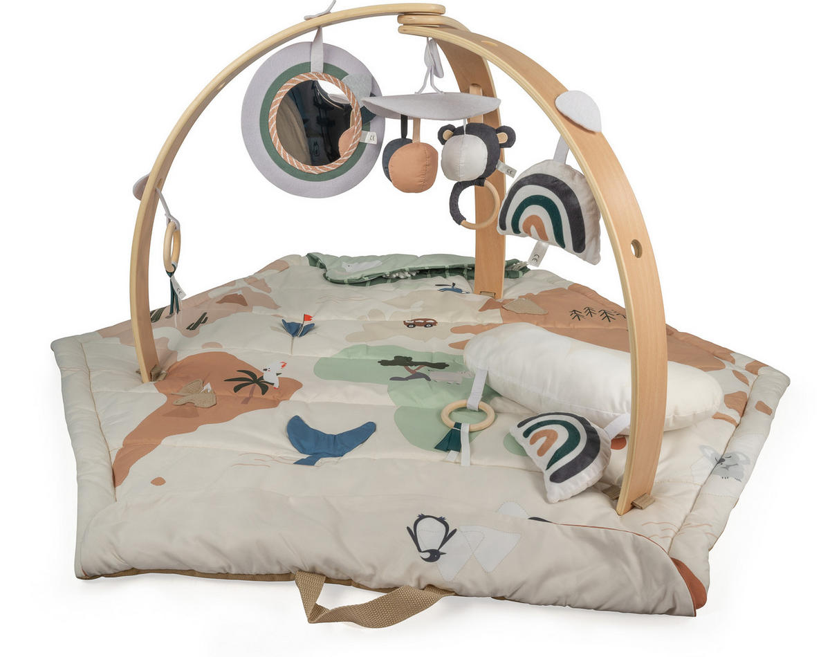 SPIELBOGEN Bianca World - Multicolor, Holz (57.5/90cm) - BabyGo