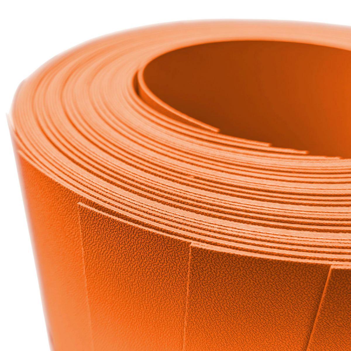 SICHTSCHUTZSTREIFEN PP Sichtschutzstreifen Doppelstabzaun Orange,10x 2,55m - Orange, Kunststoff (2550/19cm) - ZAUN|ZU
