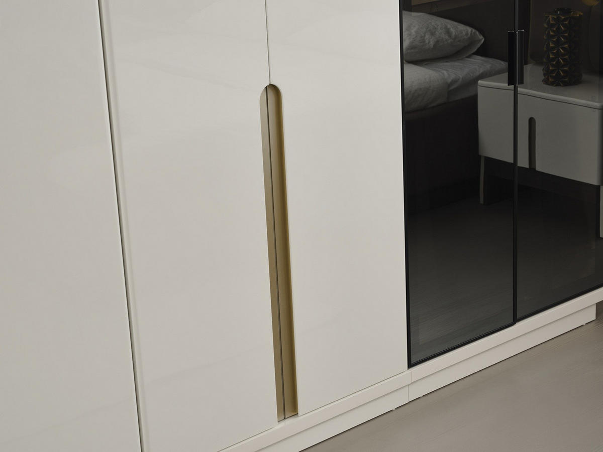 KLEIDERSCHRANK Pedro 2 trg. - Beige, Holzwerkstoff (86/219/56cm)