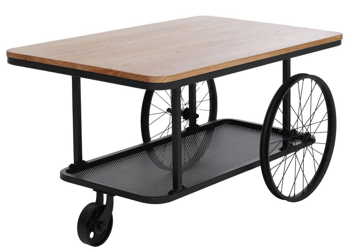 COUCHTISCH eckig Hellbraun - Hellbraun, Holz (60/100/54cm) - MCW