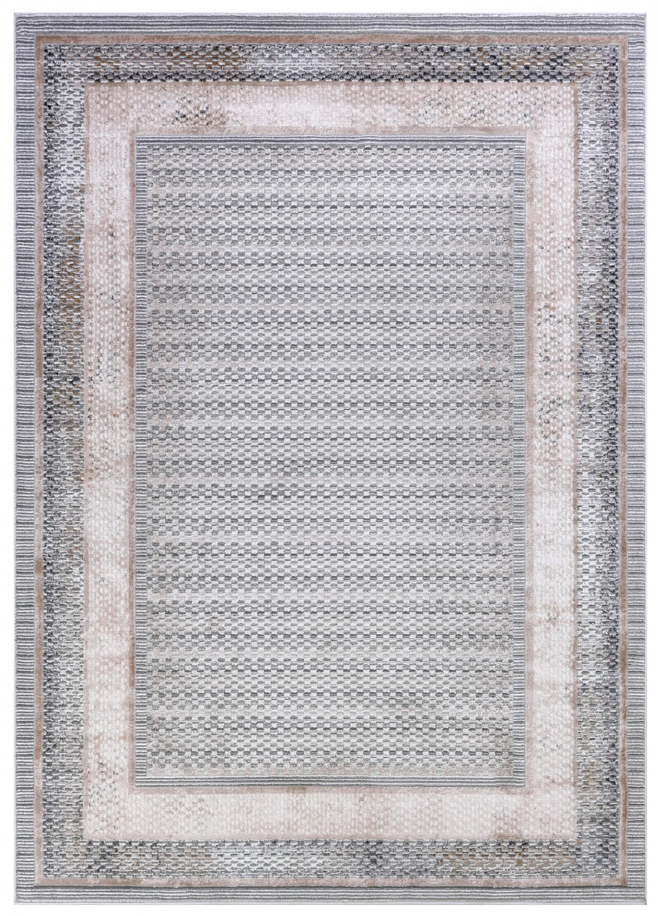 MATTA beige grafit kräm - 200 x 300 cm - Multicolor, Textil (200/300cm) - Mazovia