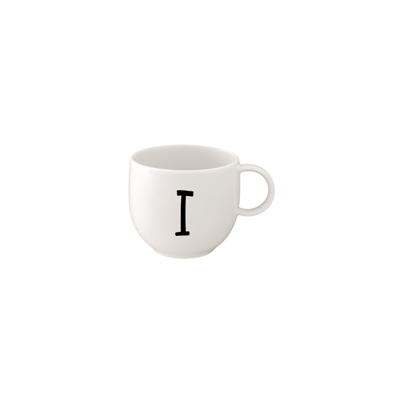 KAFFEEBECHER Letters weiß 330 ml - Weiß, Keramik (0.33L) - Villeroy & Boch