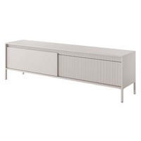 SCHRANK Beige ENSO Auf Metallfüßen - Beige, Holzwerkstoff (187.1/53.4/39.5cm) - Sepro Meble