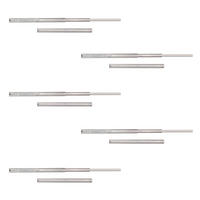 KUGELFÜHRUNGEN Höhe 45mm, Tiefe 600mm, Vollauszug, verzinkt 5er-set - Zinkfarben, Metall (13/6/65cm) - EMUCA