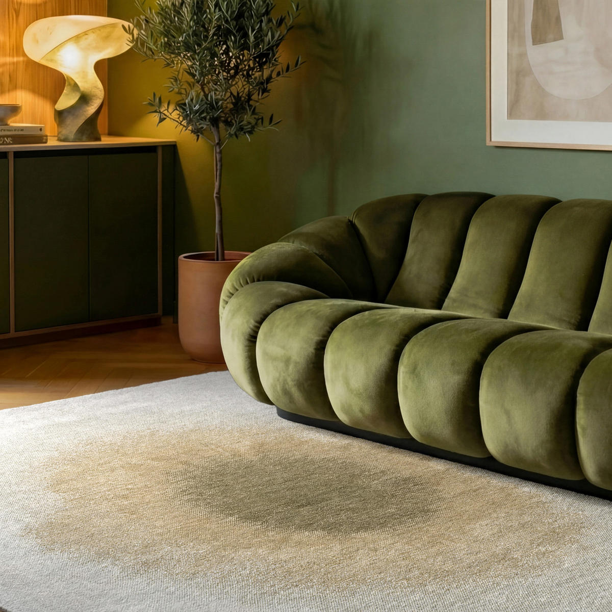 PREPROGA Drop Fawn 140/140 cm - bež, umetna masa/tekstil (140/140cm) - Louis De Poortere