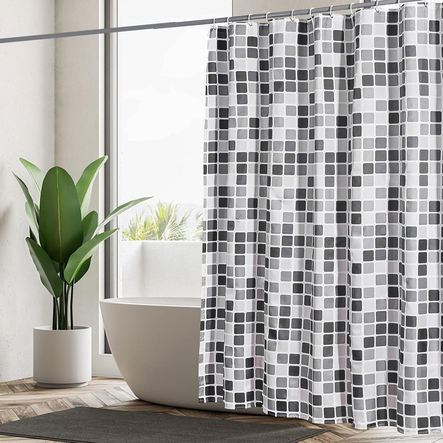 Mcboson Duschvorhang Mehrfarbig 180x180 cm