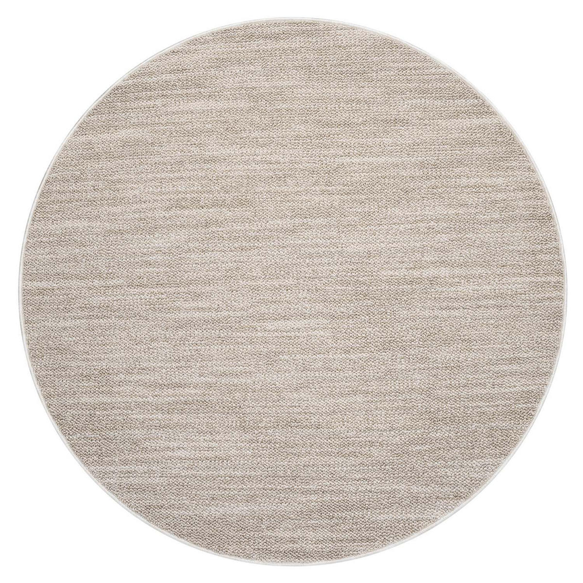 KURZFLOR-TEPPICH Clasico 0052 Beige 200 cm Rund - Beige, Textil (200/200cm) - carpet city