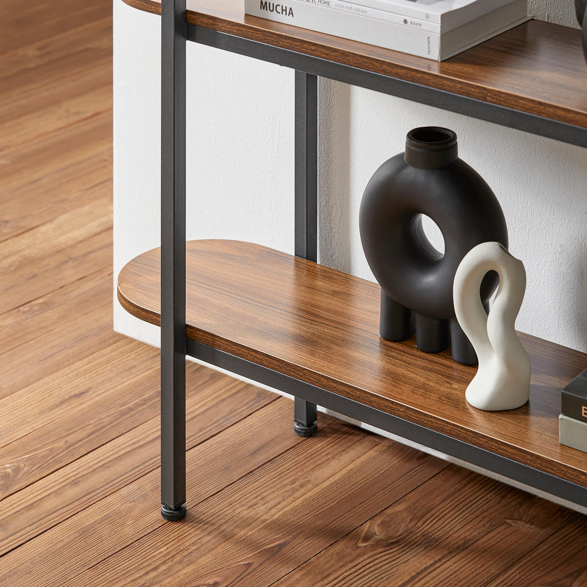 KONSOLENTISCH Natur - Braun, Holzwerkstoff (25/110/86cm) - SoBuy