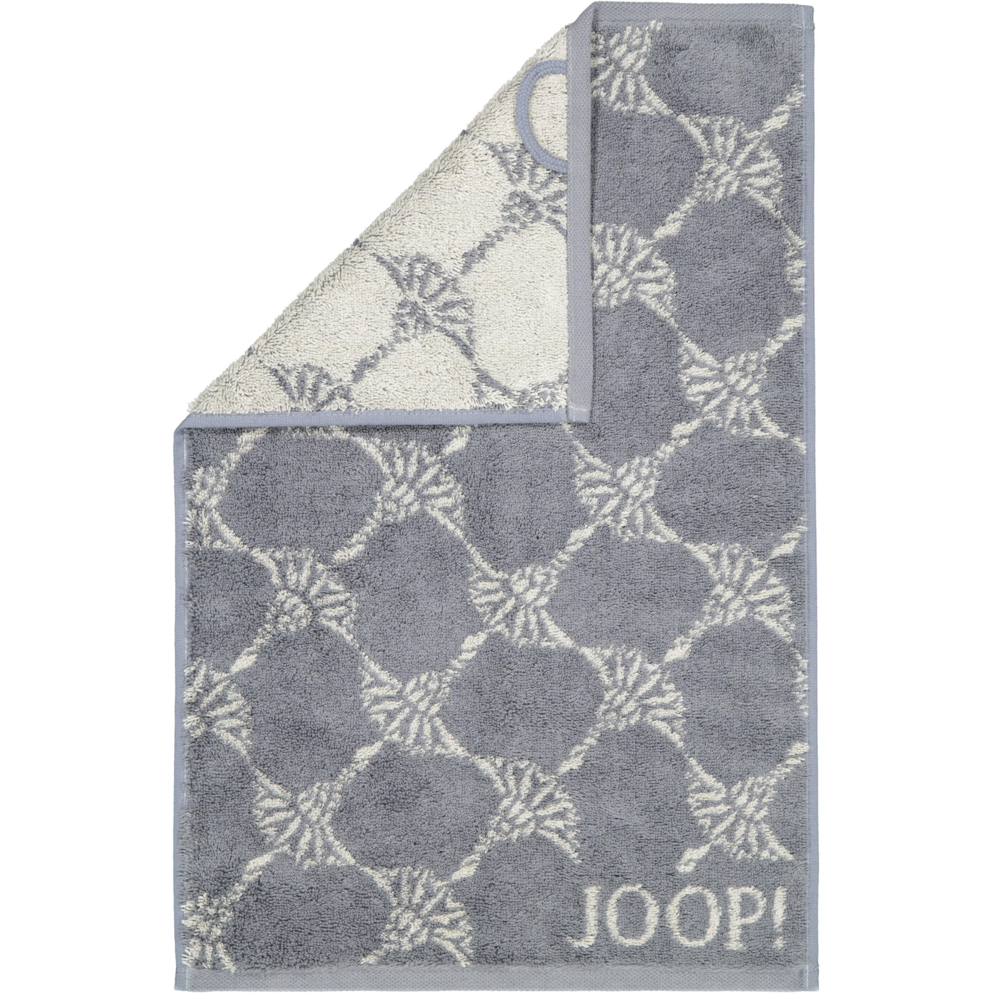 HANDTÜCHER CLASSIC CORNFLOWER 1611 ANTHRAZIT - 77 - Grau, Textil (30/50cm) - Joop!