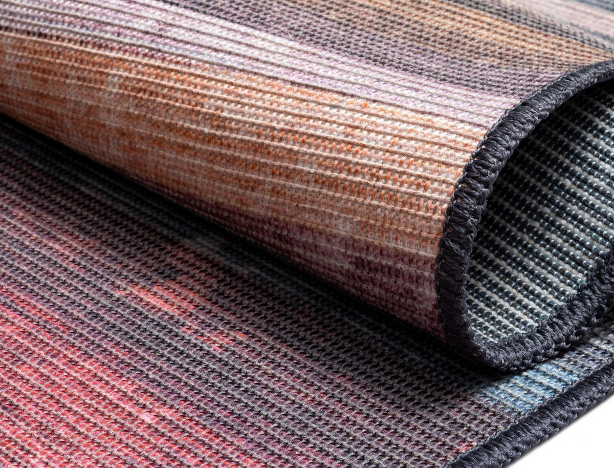 TEPPICH Jasper Bordeaux,Petrol,Rostfarben 160/230 cm - Bordeaux, Textil (160/230cm) - My-Rug