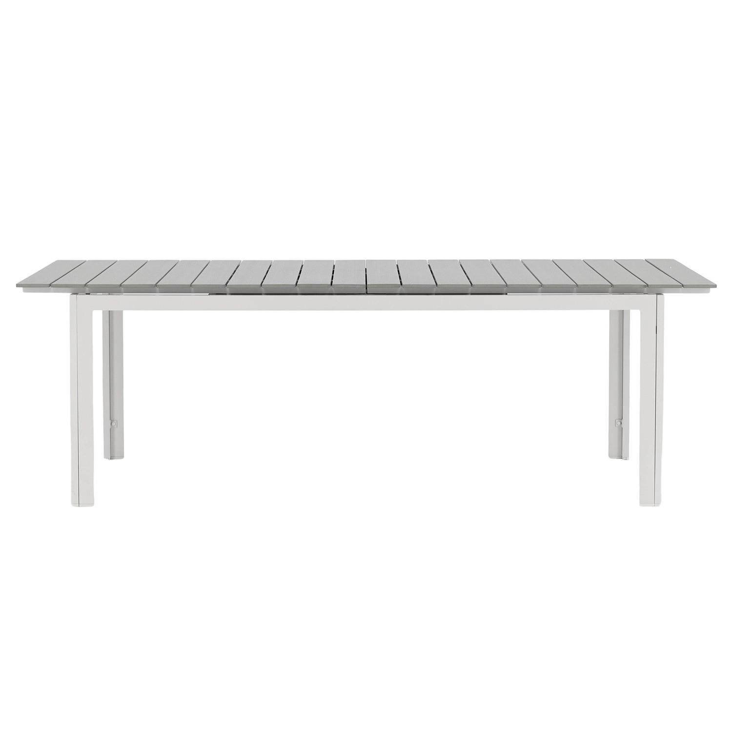 GARTENTISCH - Weiß, Metall (229/100/75cm) - home24