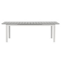 GARTENTISCH - Weiß, Metall (229/100/75cm) - home24