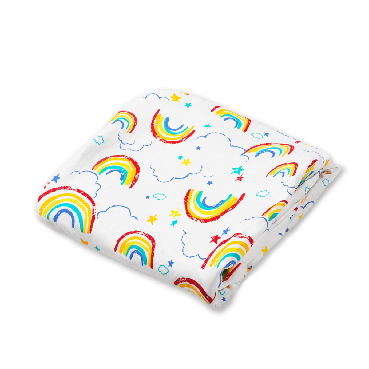 ERSATZBEZUG für KomfortKissen KIDS - Regenbogen - Blau/Gelb, Textil (60/120cm) - KomfortKissen