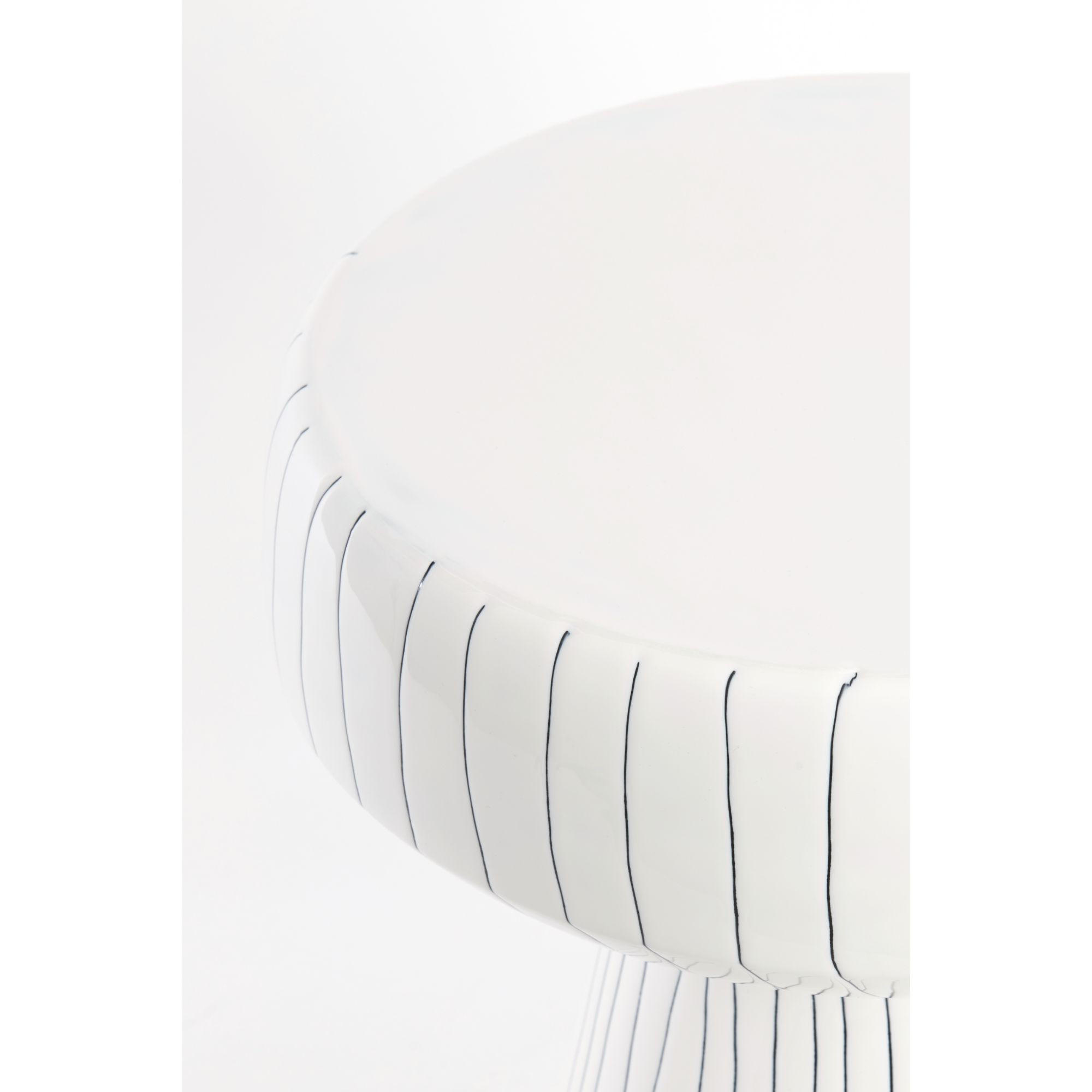 BEISTELLTISCH Dakwa Weiß 38/38/42 cm - Weiß, Metall (38/38/42cm) - Light & Living