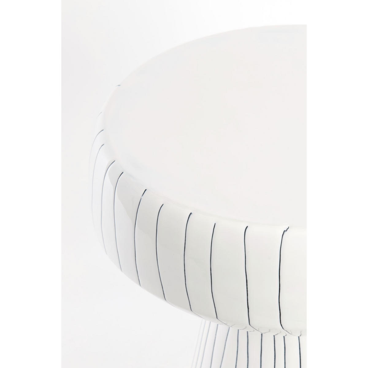 BEISTELLTISCH Dakwa Weiß 38/38/42 cm - Weiß, Metall (38/38/42cm) - Light & Living