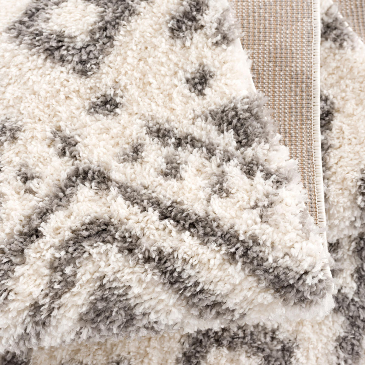 HOCHFLOR-TEPPICH Pulpy 541 Creme 200x290 cm - Creme, Textil (200/290cm) - carpet city