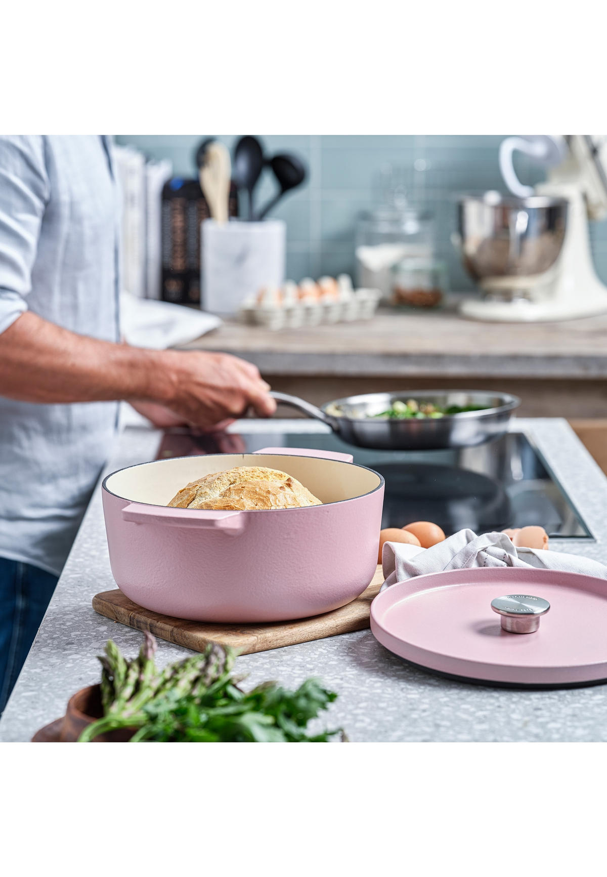 SCHMORTOPF Cast Iron - Rosa, Metall (26cm) - KitchenAid