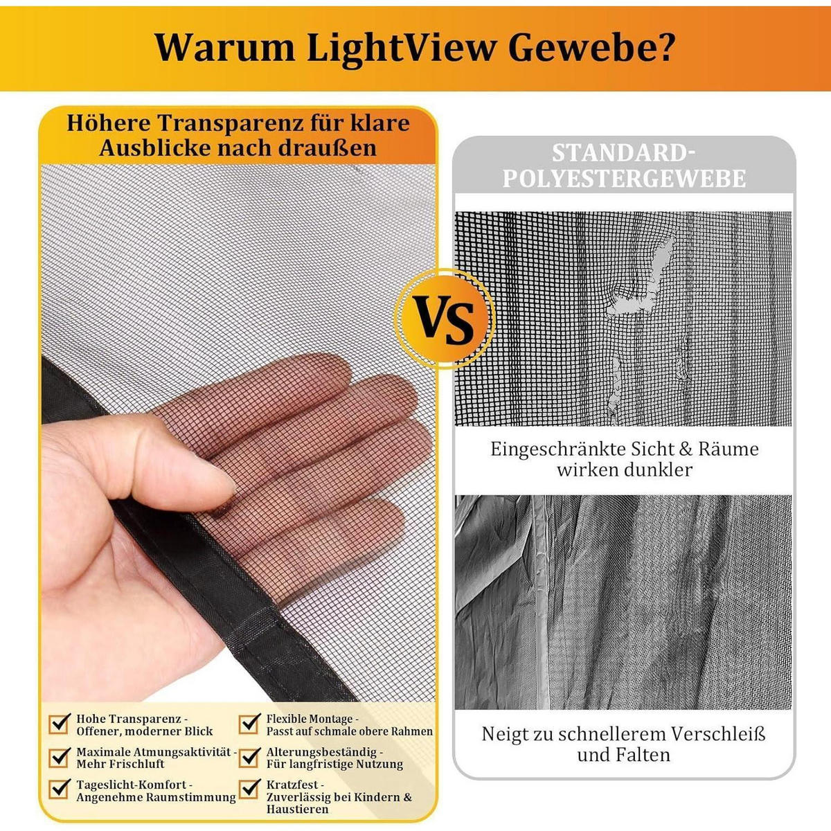 FLIEGENGITTER Tür mit Magnetvorhang, Insektenschutz schwarz - Schwarz, Textil (80/200/1cm)